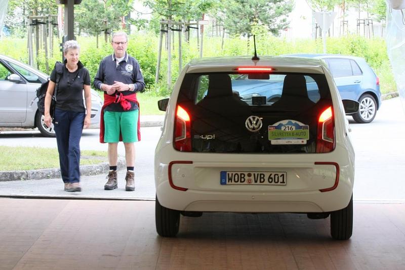 Als Elektoauto bietet der e-up! vier Sitzplätzen und den vollen Nutzungsumfang.