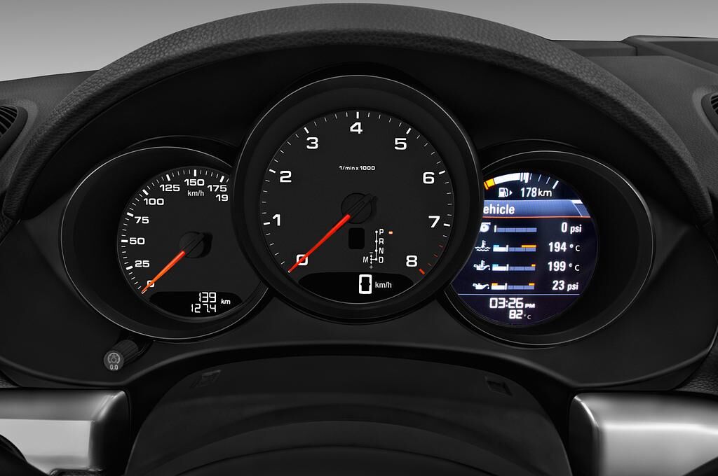 Porsche 718 Cayman (Baujahr 2018) S 2 Türen Tacho und Fahrerinstrumente