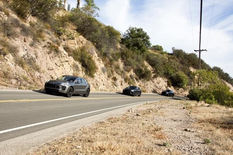 Porsche Macan Erprobung in Kalifornien
