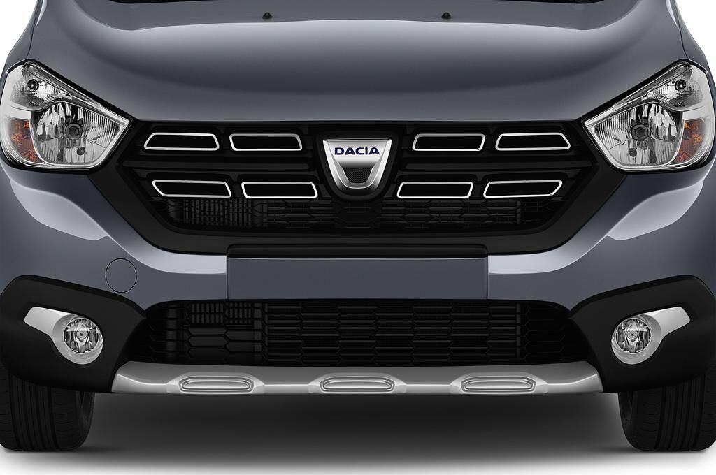 Dacia Lodgy (Baujahr 2018) Stepway 5 Türen Kühlergrill und Scheinwerfer
