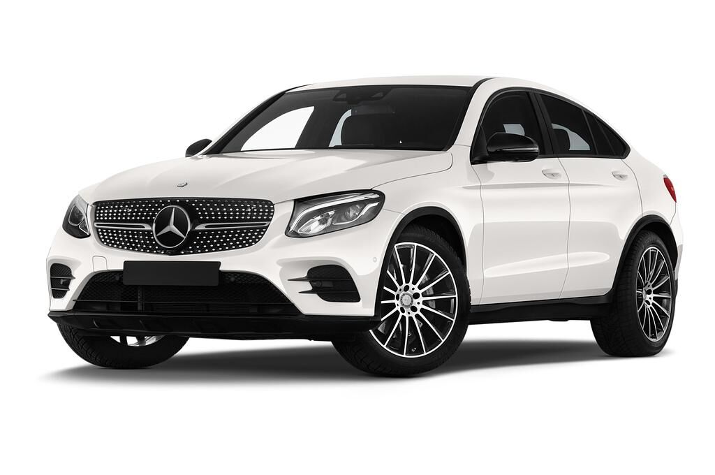 Mercedes GLC Coupe (Baujahr 2018) AMG Line 5 Türen seitlich vorne mit Felge