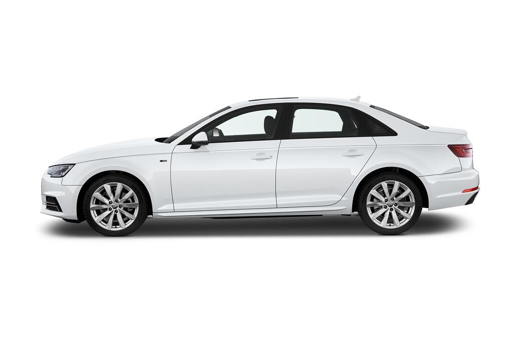 Audi A4 (Baujahr 2018) Sport 4 Türen Seitenansicht