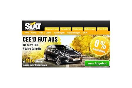 Sixt ist auch im Autohandel sehr aktiv