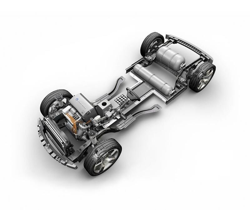 Der Antriebsstrang des Chevrolet Equinox Fuel Cell