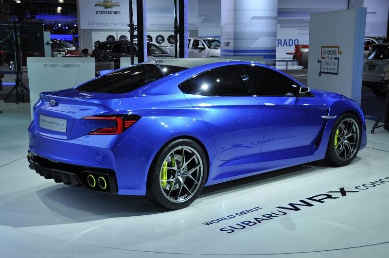 Das Subaru WRX Concept Car strahlt schon im Stand Dynamik aus