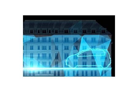 Volkswagen setzt e-up! mit 3D-Lichtshow in Szene