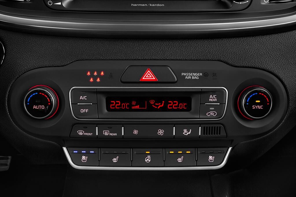 KIA Sorento (Baujahr 2018) GT Line 5 Türen Temperatur und Klimaanlage