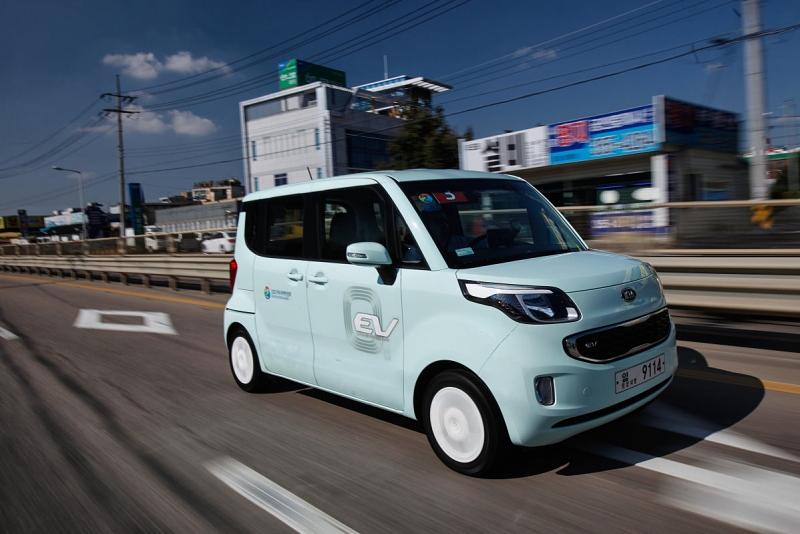 Kia Ray EV, Elektromobil auf dem koreanischen Markt
