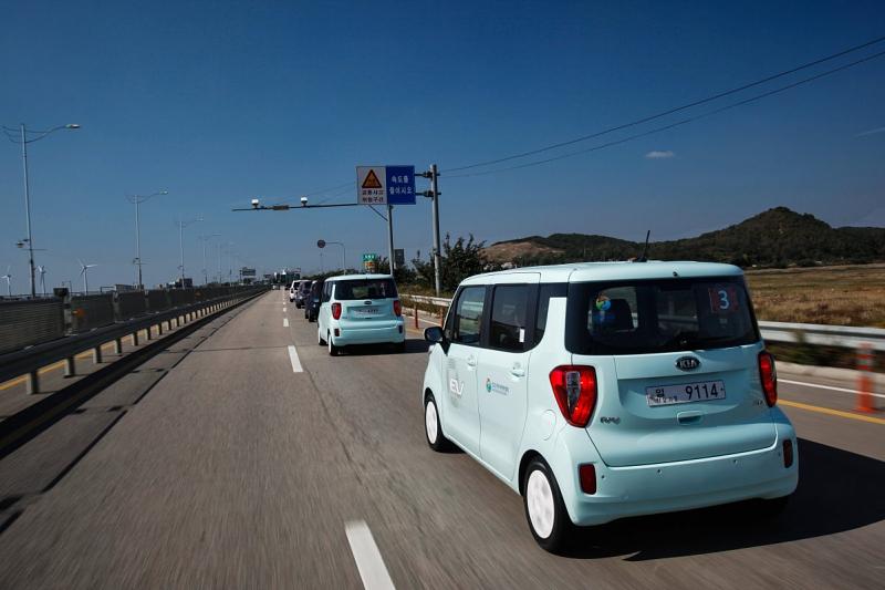 Kia Ray EV, Elektromobil auf dem koreanischen Markt