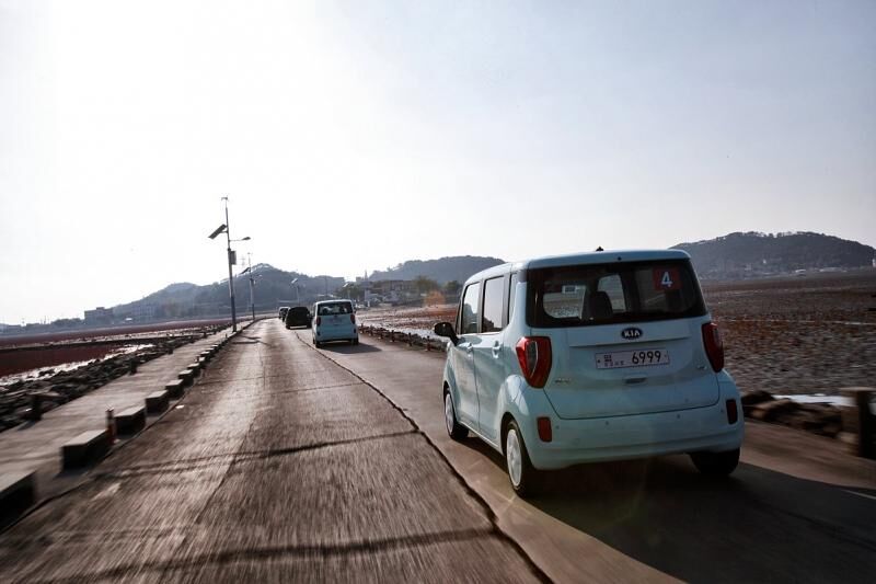 Kia Ray EV, Elektromobil auf dem koreanischen Markt