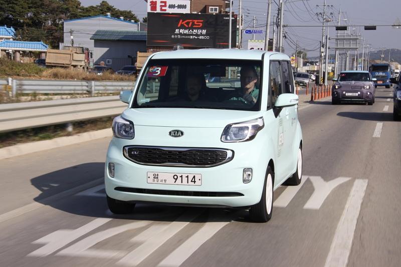 Kia Ray EV, Elektromobil auf dem koreanischen Markt