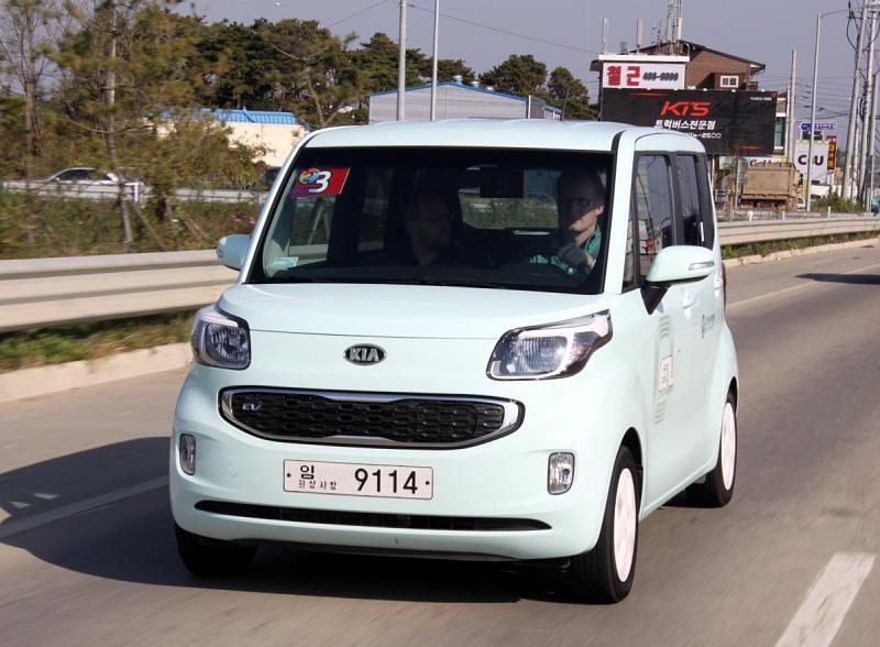 Kia Ray EV, Elektromobil auf dem koreanischen Markt