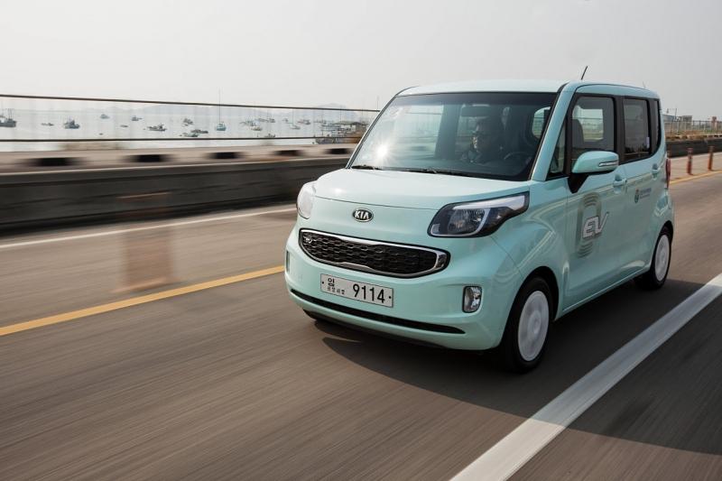 Kia Ray EV, Elektromobil auf dem koreanischen Markt