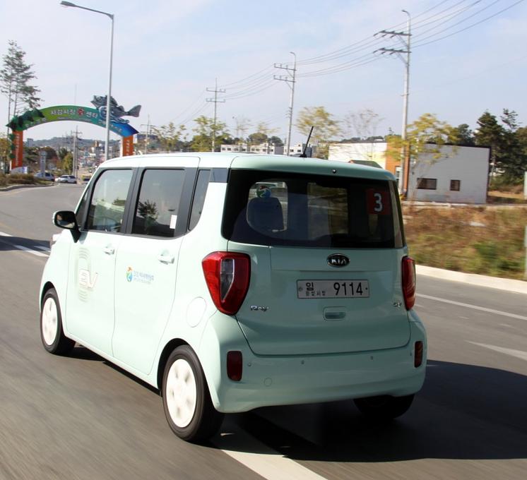 Kia Ray EV, Elektromobil auf dem koreanischen Markt