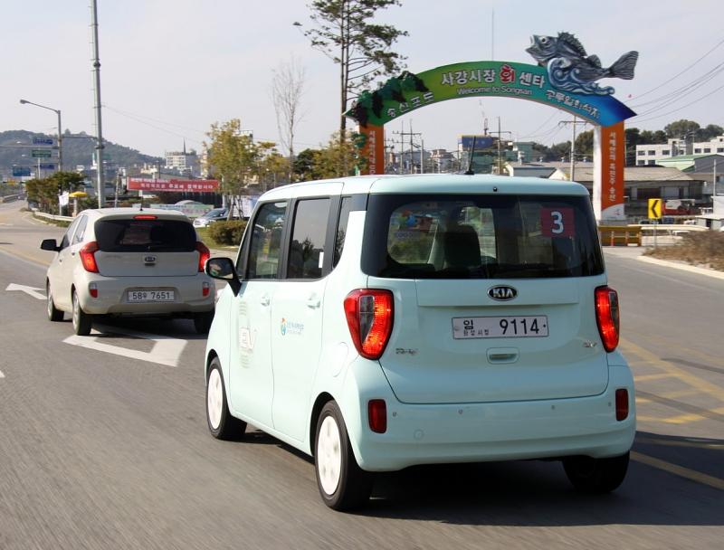 Kia Ray EV, Elektromobil auf dem koreanischen Markt
