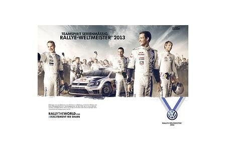 Volkswagen feiert RallyeWeltmeisterschaft mit Marketingaktionen