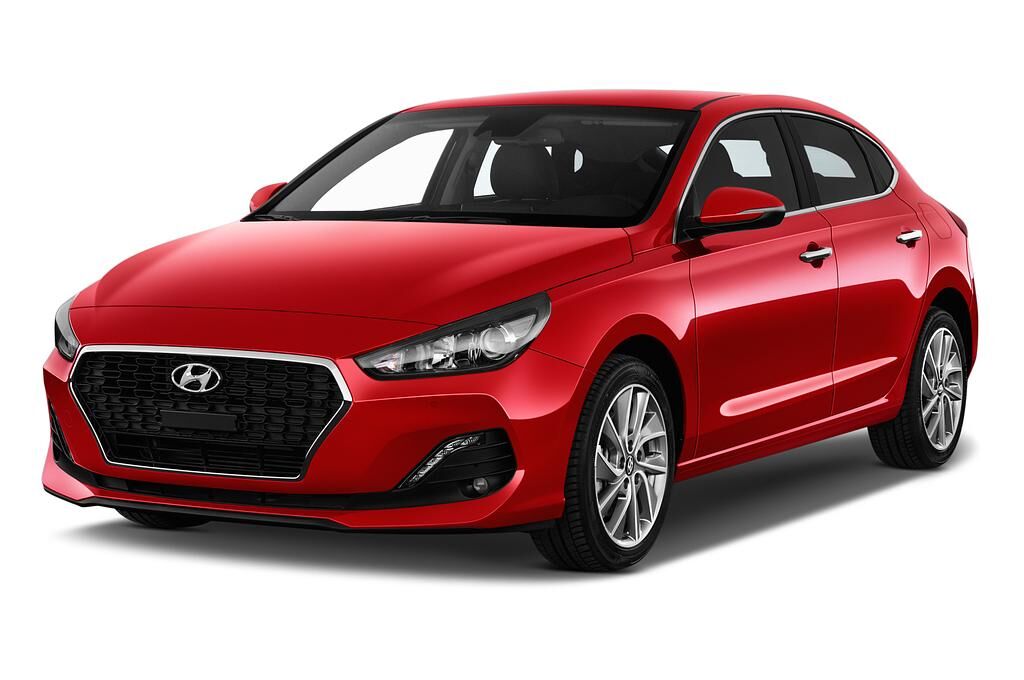 Hyundai i30 Fastback (Baujahr 2018) Premium 5 Türen seitlich vorne
