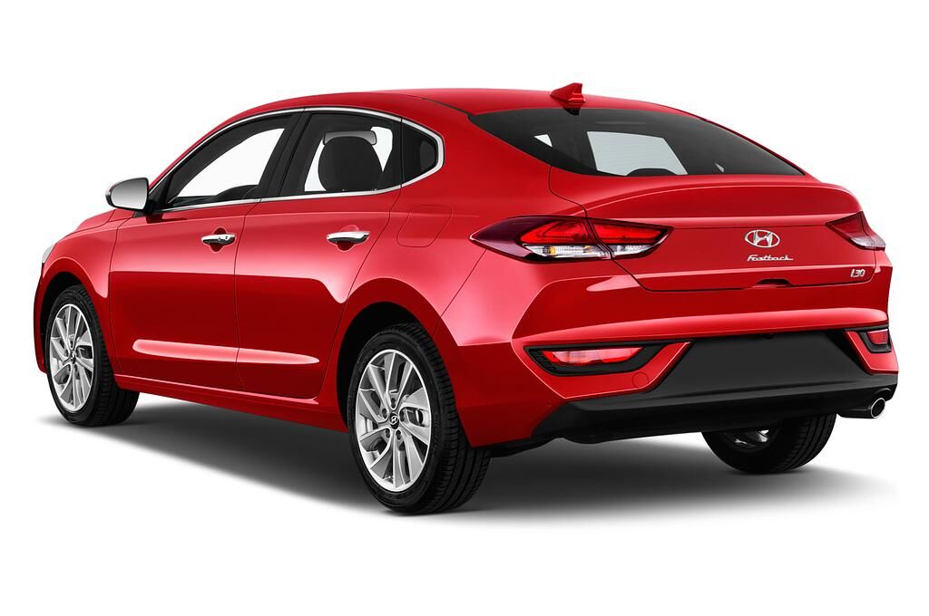 Hyundai i30 Fastback (Baujahr 2018) Premium 5 Türen seitlich hinten