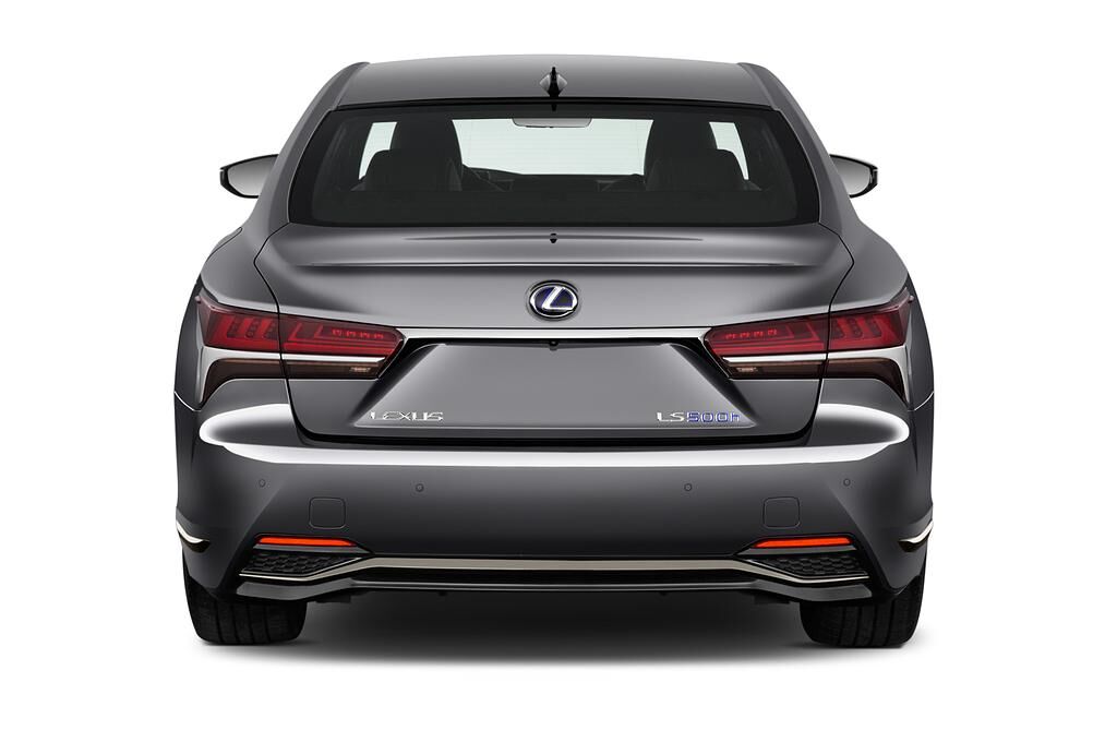 Lexus LS (Baujahr 2018) F Sport 4 Türen Heckansicht
