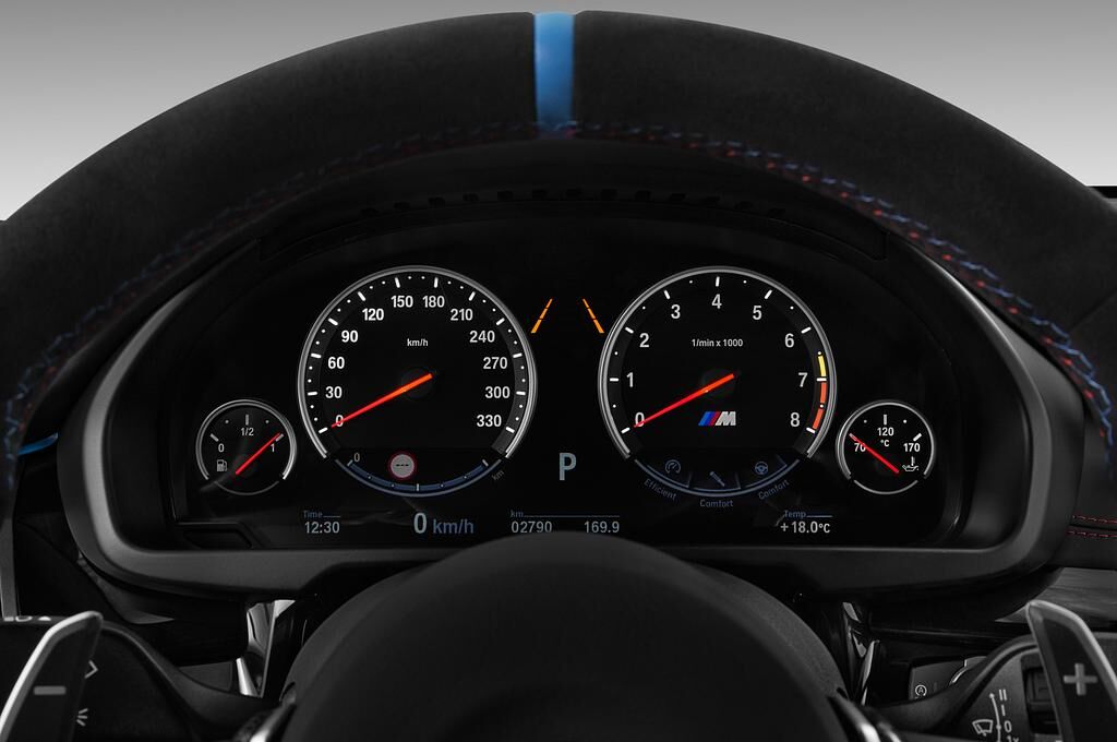 BMW X6M (Baujahr 2018) - 5 Türen Tacho und Fahrerinstrumente