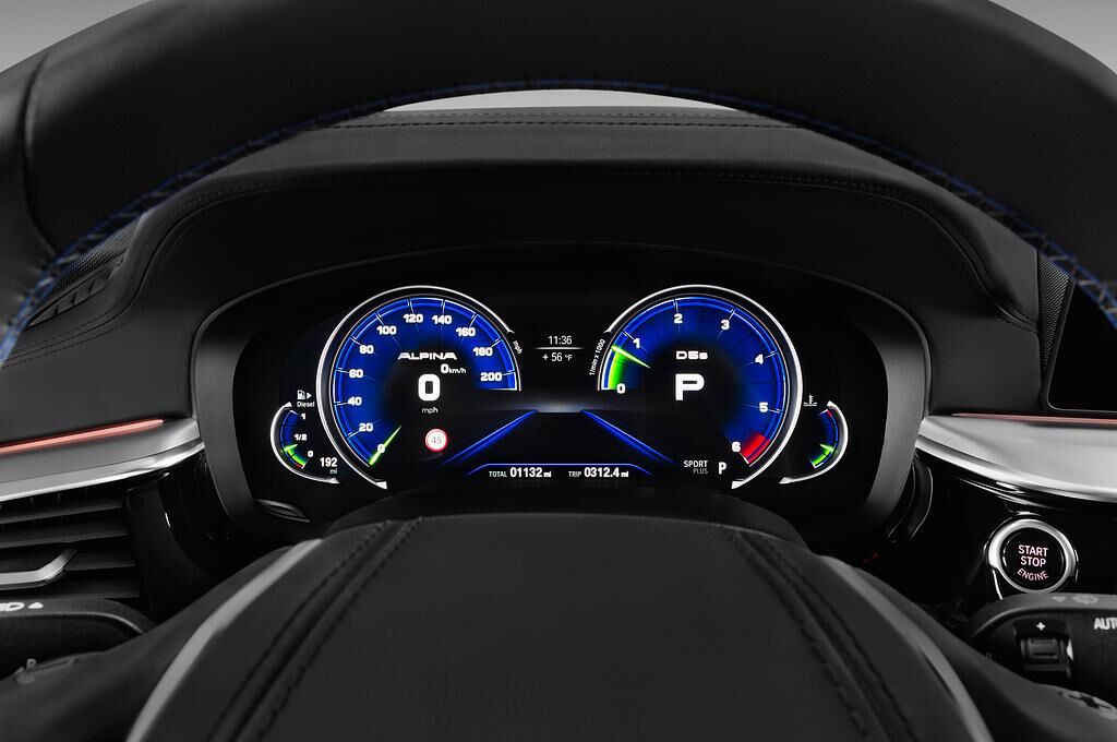 Alpina D5 S Touring (Baujahr 2018) - 5 Türen Tacho und Fahrerinstrumente