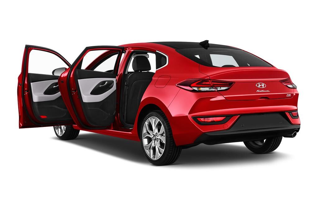 Hyundai i30 Fastback (Baujahr 2018) Premium 5 Türen Tür geöffnet