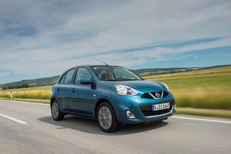 Die Höchstgeschwindigkeit des Nissan Micra beträgt 180 km/h