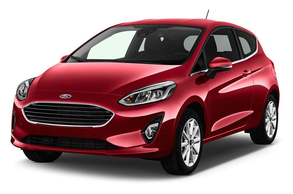 Ford Fiesta (Baujahr 2017) Titanium 3 Türen seitlich vorne