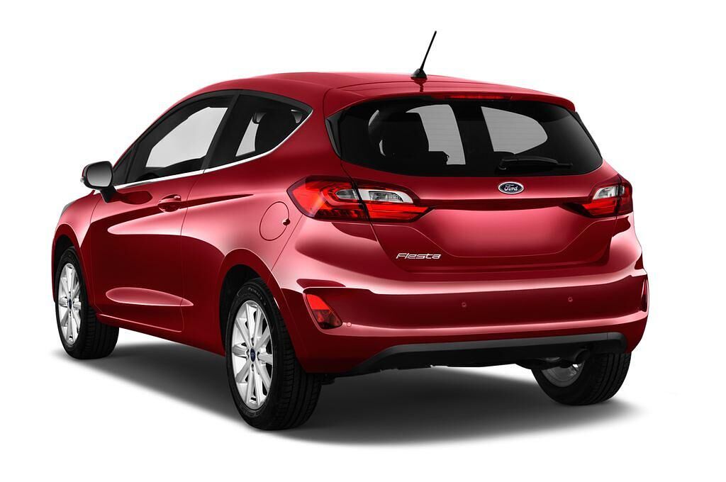 Ford Fiesta (Baujahr 2017) Titanium 3 Türen seitlich hinten