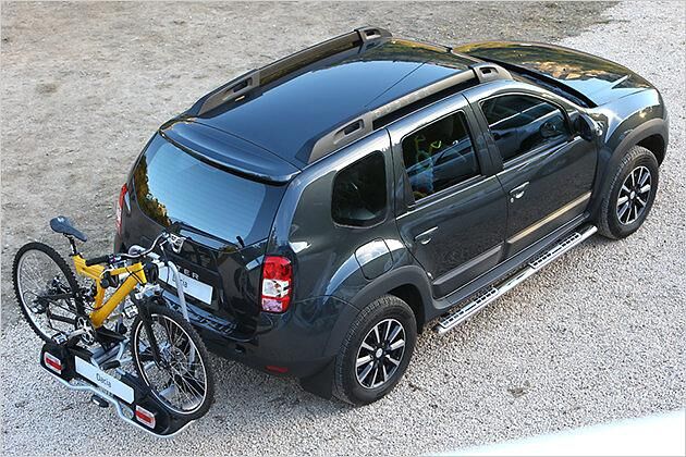Ob Fahrradträger oder seitliche Trittbretter: Das Zubehörprogramm für den Duster hält einiges bereit