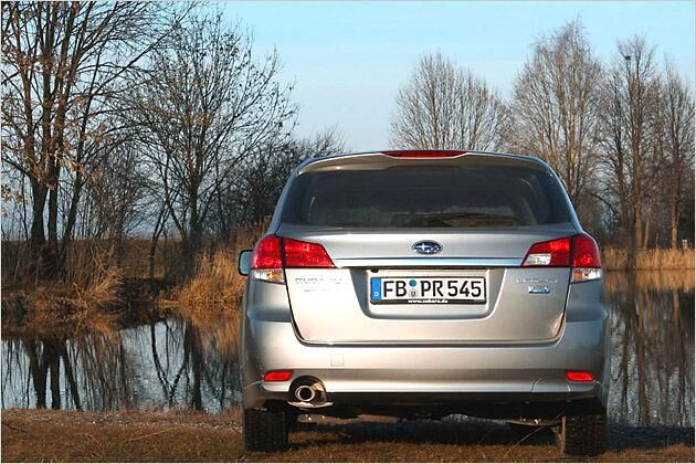 Trotz 150 PS gibt es nur ein einzelnes Auspuffrohr