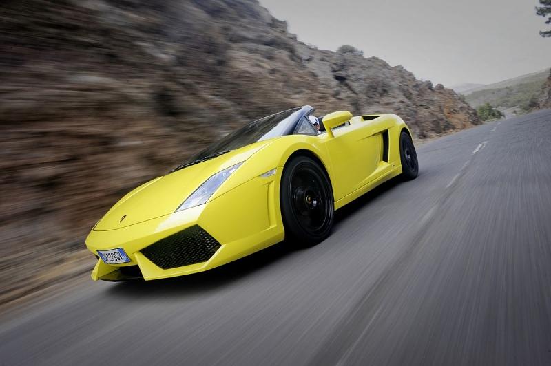 Der Lamborghini Gallardo LP 560-4 Spyder fand viele begeisterte Oben-Ohne-Fans