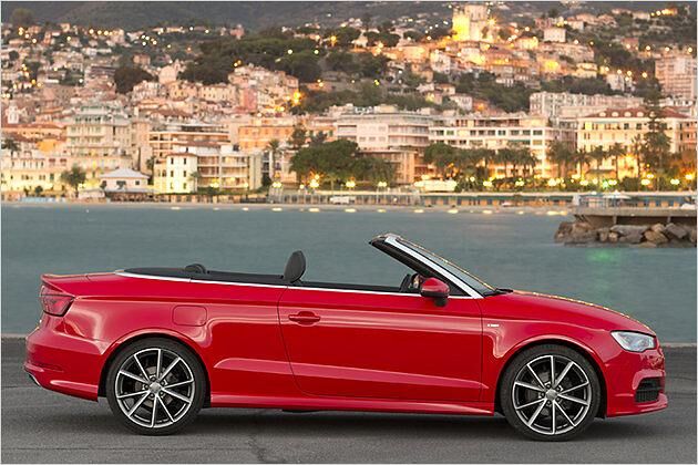 Den Radstand teilt sich das A3 Cabriolet mit dem dreitürigen Bruder, die Linienführung erinnert an das Stufenheckmodell
