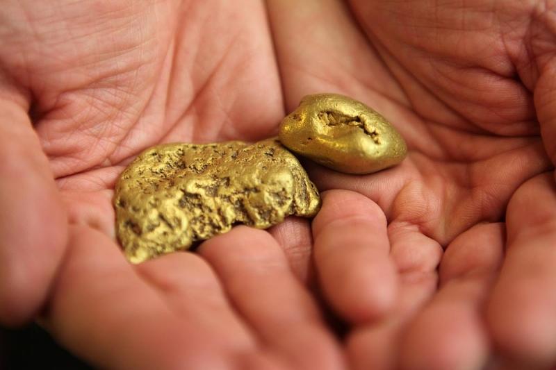 Damit fing alles an: Goldnuggets am Yukon