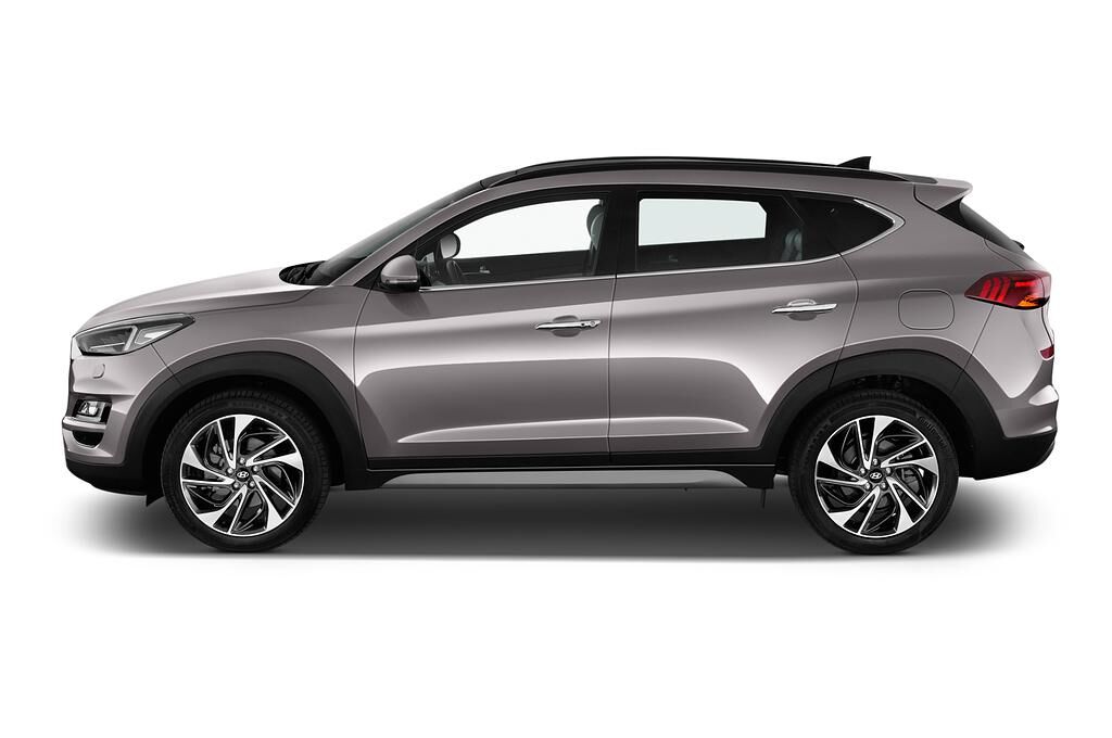 Hyundai Tucson (Baujahr 2019) Premium 5 Türen Seitenansicht