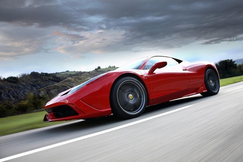 Die Aerodynamik beim Ferrari 458 Speciale ist ausgefeilt