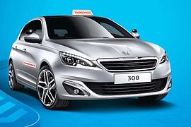 Peugeot bietet den 308 für Fahrschulen als Langzeitmiete an
