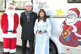 Der Weihnachtsmann der Family Stiftung ist wieder auf Tour