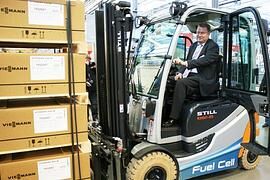 Wasserstoff-Stapler im Praxistest