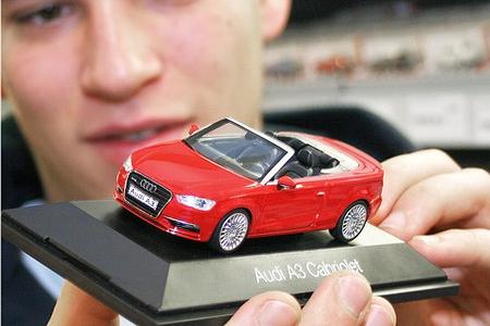 Audi A3 Cabriolet: Ein Traumauto in der Größe einer Zigarettenschachtel