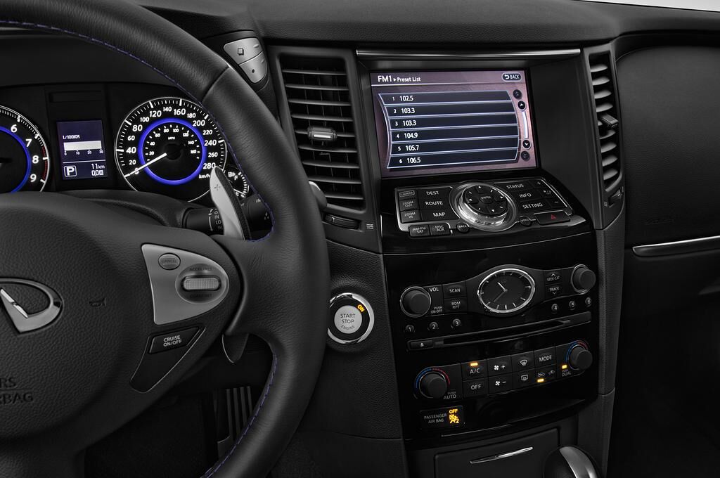 Infiniti QX70 (Baujahr 2018) S 5 Türen Temperatur und Klimaanlage