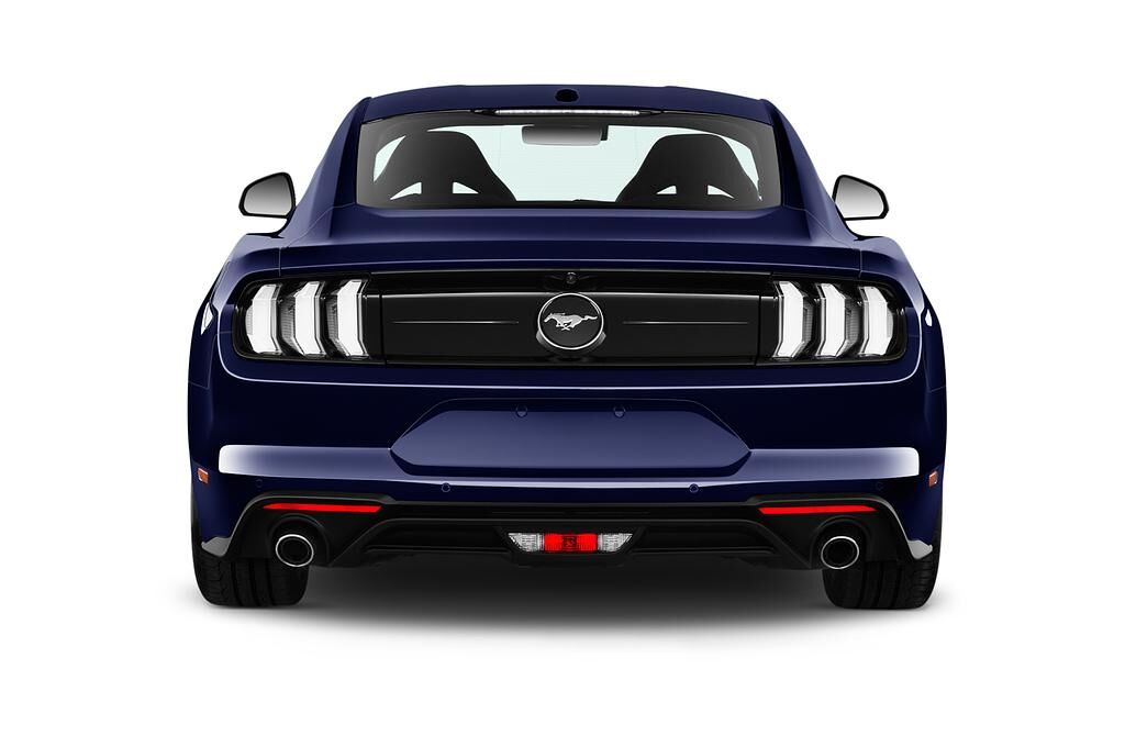 Ford Mustang Fastback (Baujahr 2018) - 2 Türen Heckansicht
