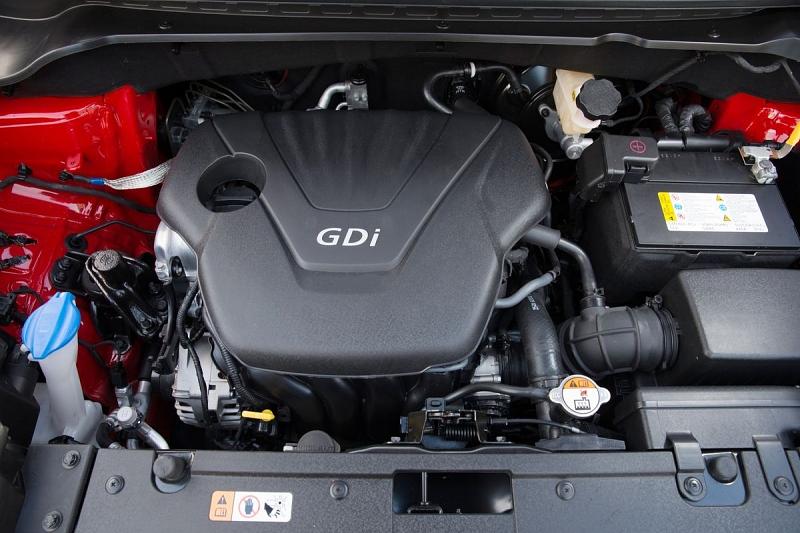 Die Motoren, hier der Benziner,wurden vom Vorgänger übernommen