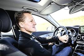 Michael Schumacher testet die neue Mercedes-Benz C-Klasse