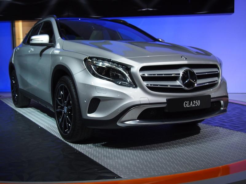 Der Mercedes-Ben GLA ist auch auf der LA Auto Show zu sehen