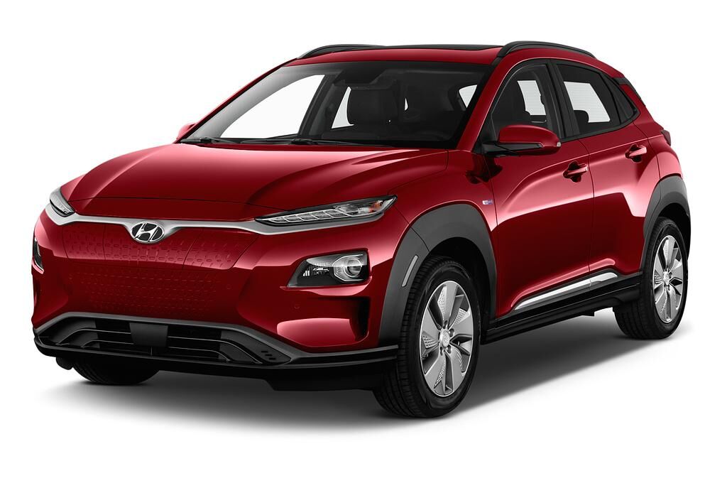 Hyundai Kona elektro (Baujahr 2019) Premium 5 Türen seitlich vorne