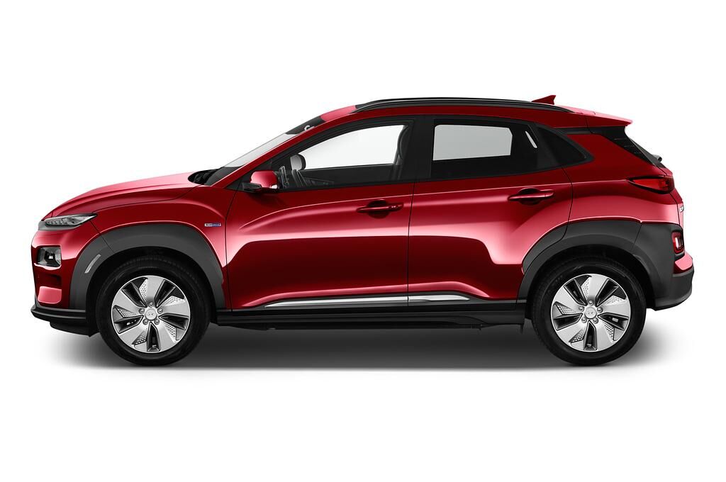 Hyundai Kona elektro (Baujahr 2019) Premium 5 Türen Seitenansicht