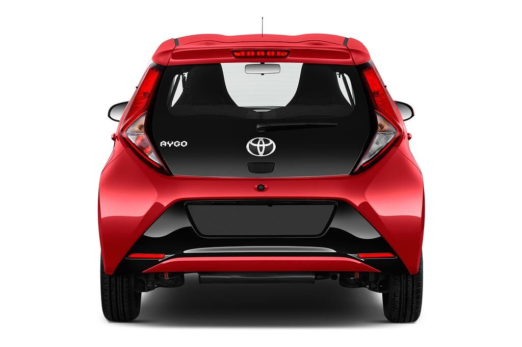 Toyota Aygo (Baujahr 2019) x-Play 5 Türen Heckansicht