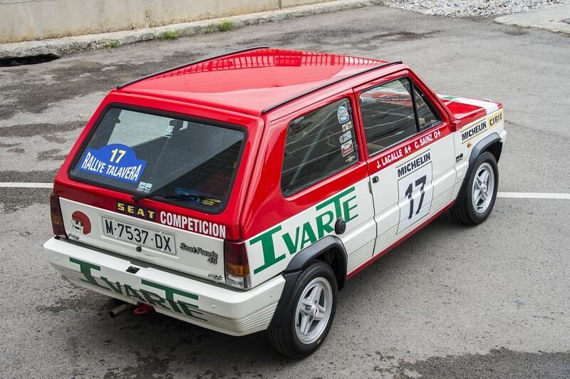 Der Seat Panda 45 Gruppe 2 ist 3,38 Meter lang