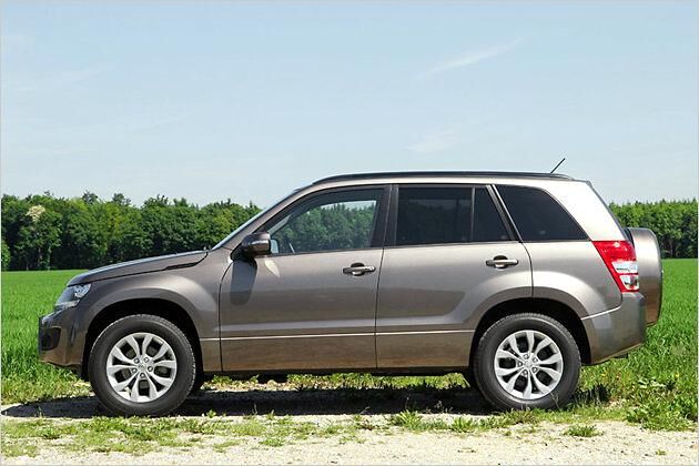 Inklusiver Reserverad misst der Grand Vitara 4,50 Meter